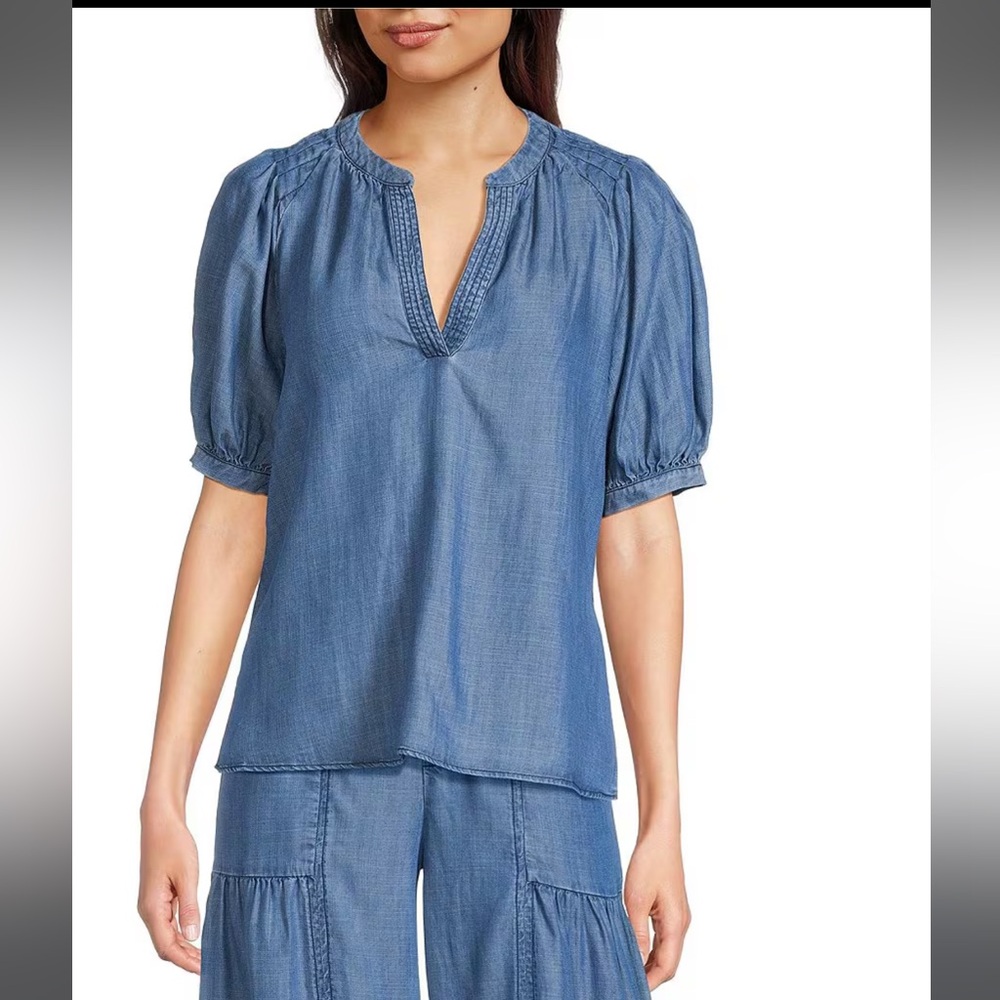 Current Air Blue Blouse